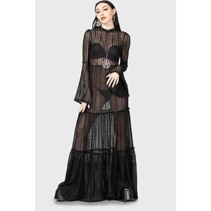 Killstar Amanita's Sorrow Maxi Dress - Black - Large